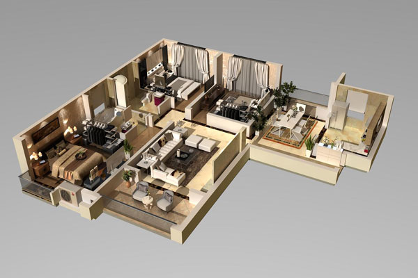 ���ʱ����ά���廧��Ч��ͼ