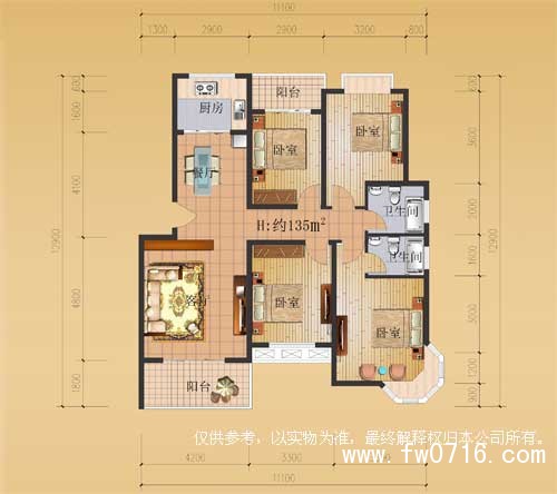 江景豪庭户型图