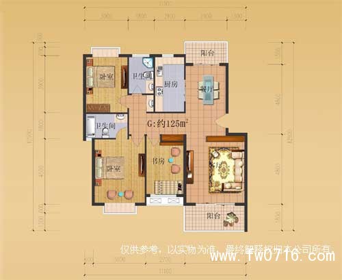 江景豪庭户型图