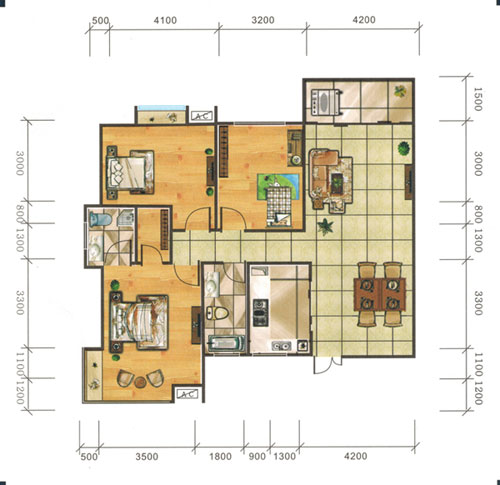 尚品国际户型图 尚品国际户型图
